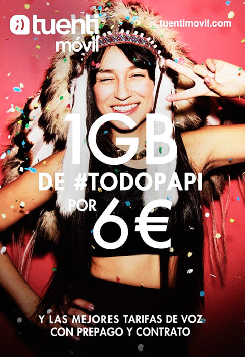 1GB de TUENTI MÓVIL es una campaña de publicidad realizada por Enri Mür bajo la dirección de Alberto Van Stokkum