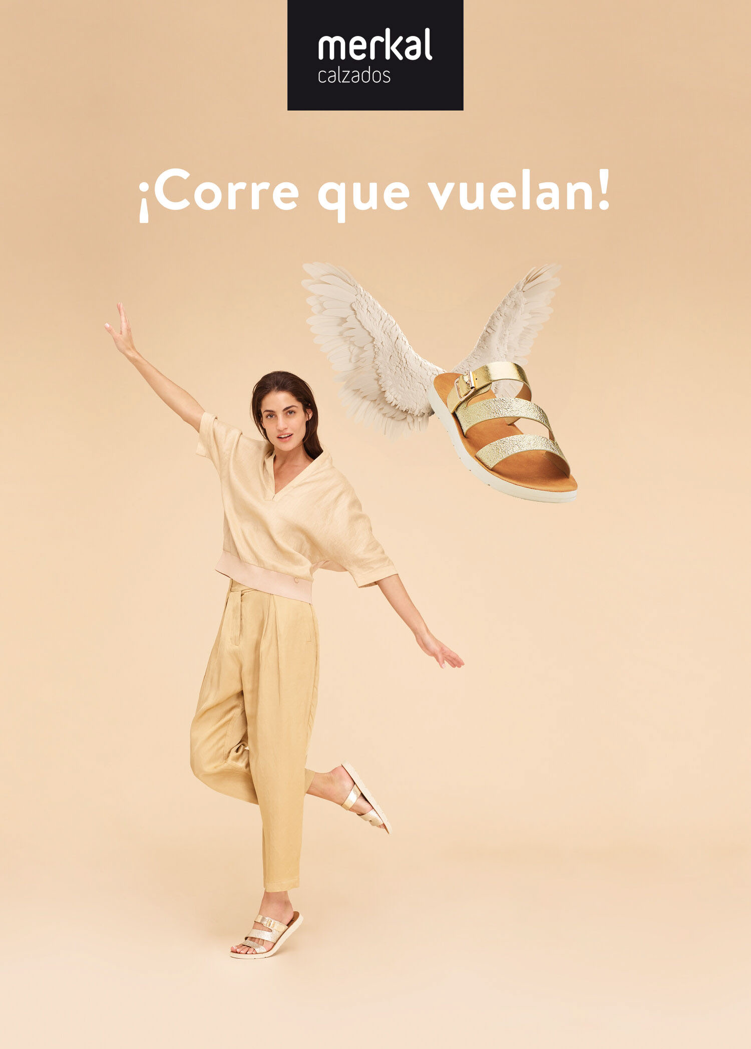 Campaña publicitaria realizada por la fotógrafa Cristina López junto a Enri Mür Studio para calzados Merkal.