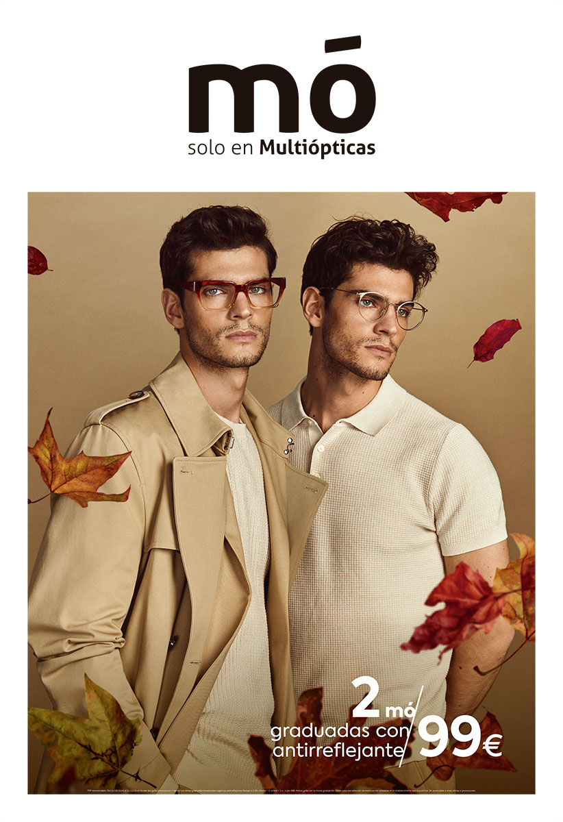 Campaña publicitaria para gafas Multiópticas, elaborada por Enri Mür y Pingüino Torreblanca junto a Chesco López.