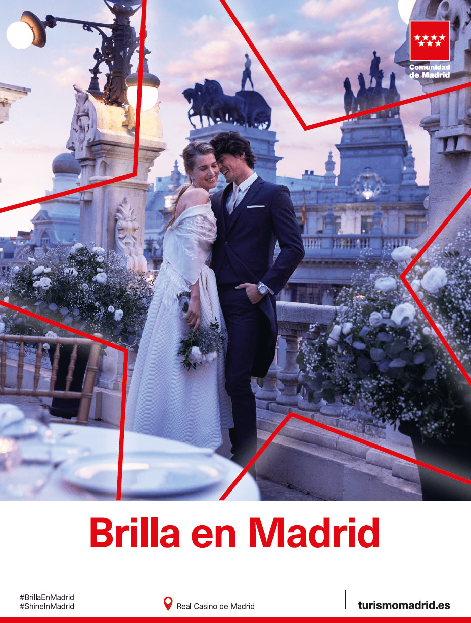 Campaña de publicidad "Brilla en Madrid", llevada a cabo por Enri Mür Studio, para la Comunidad de Madrid.