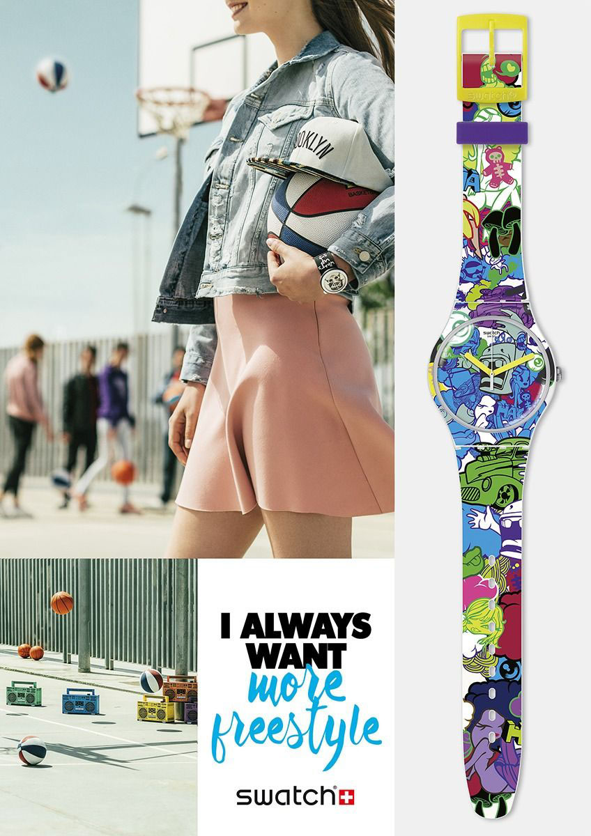 Swatch "I always want..." es una campaña de publicidad para la marca de relojes, elaborada por Enri Mür junto a la agencia Nadie