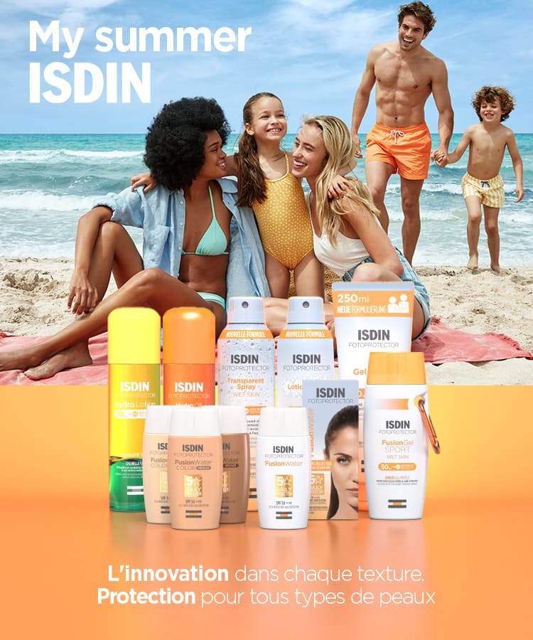 Campaña de publicidad "My summer", llevada a cabo por Enri Mür Studio, para ISDIN, la importante marca española de cremas de protección solar